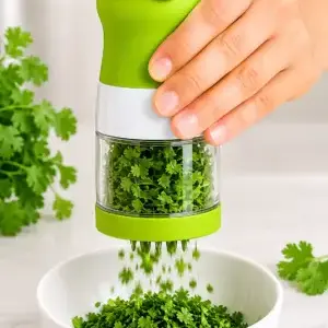 Manual Vegetable & Herb Chopper Cutter