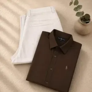 Men’s Formal Shirt & Denim Jeans Combo | Premium Sky Blue Casual Shirt with Grey Jeans for Men