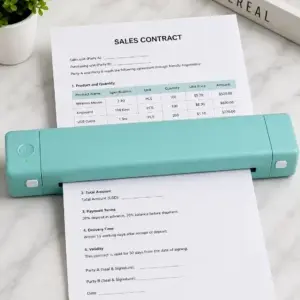 Portable Wireless Mini Document Scanner for Office & Study