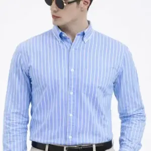SkyLine Classic Striped Shirt – Smart. Sharp. Sophisticated