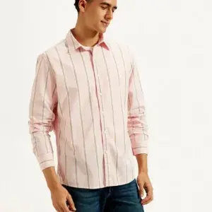 BlushLine Vertical Stripe Shirt – Fresh Vibes, Effortless Style